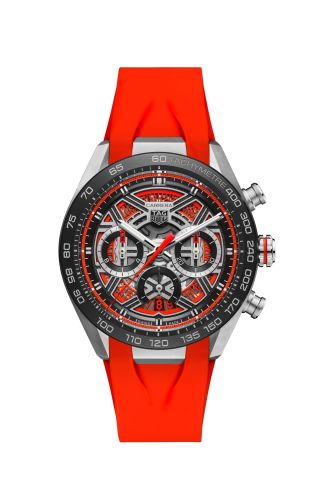 TAG Heuer Carrera Chronograph Extreme Sport Titanium - Ceramic / Orange / Rubber
